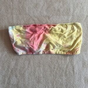 Tie dye tube top